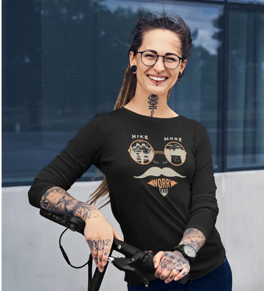 Hike More Worry Less Long Sleeve Shirt